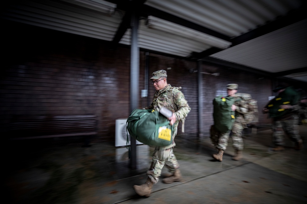 1-102nd Cavalry Regiment heads out for pre-deployment training