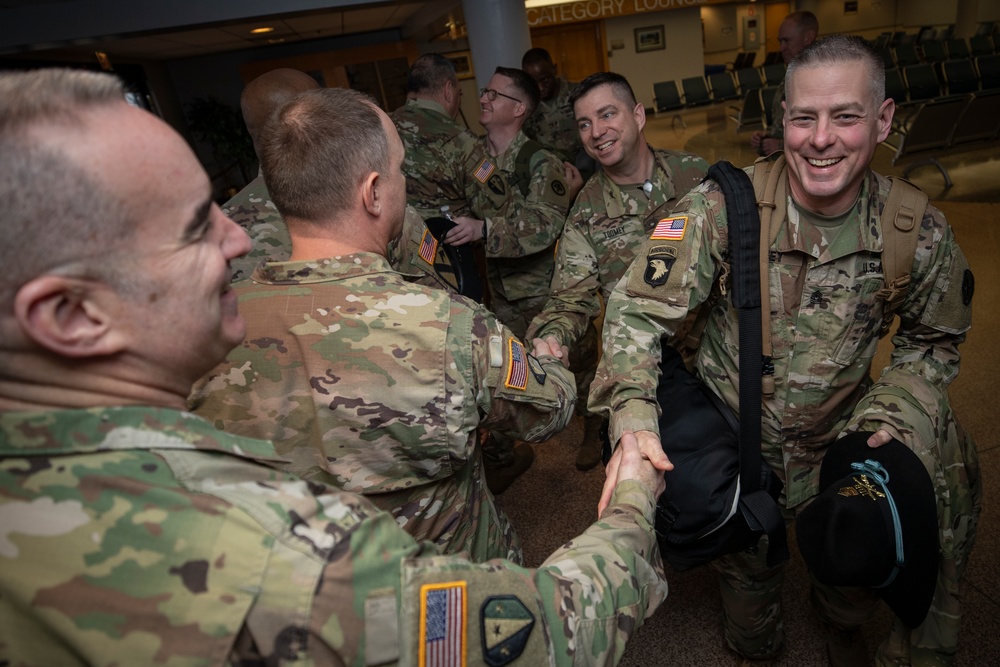 1-102nd Cavalry Regiment heads out for pre-deployment training