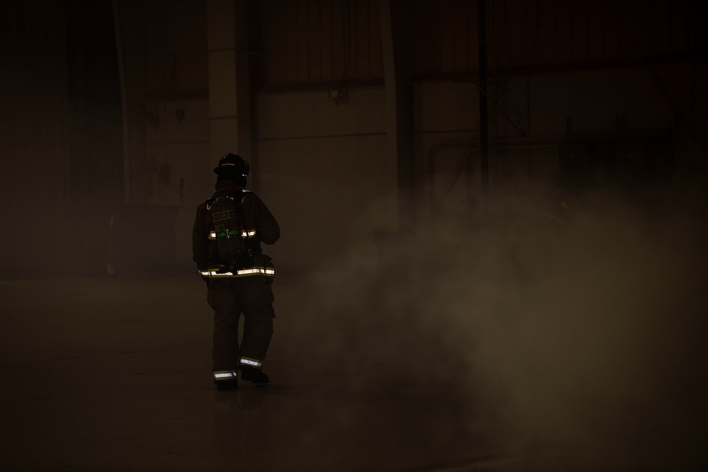 Cannon's Fire Department and SOF Medical Element control HAZMAT exercise