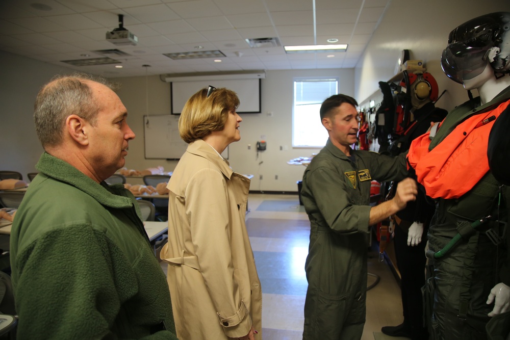Ms. Lynn Simpson Visits Pensacola Training Commands