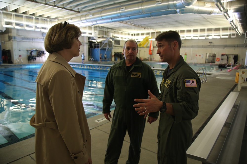 Ms. Simpson Visits Pensacola Training Commands
