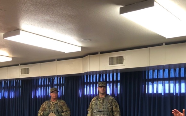 Division West Trains 358th PAD Mobilizing to OAR