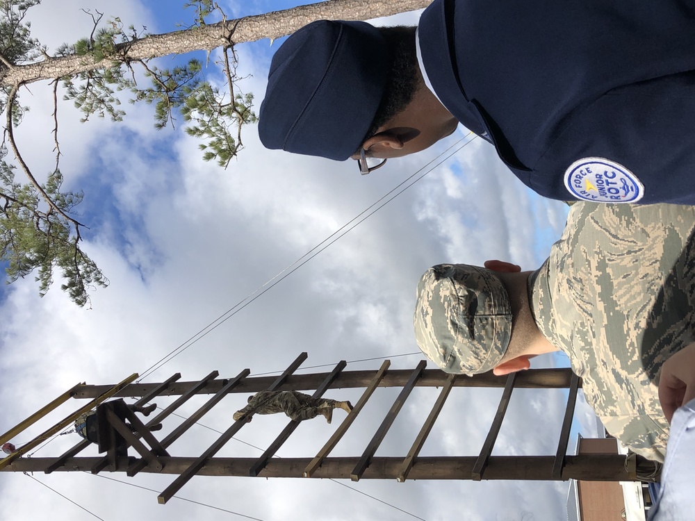 Rock Hill Air Force JROTC Take on Army Life