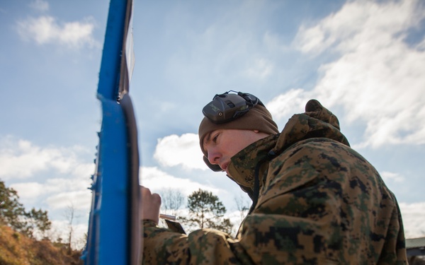 MARFORRES Marines participate in the Combat Pistol Program
