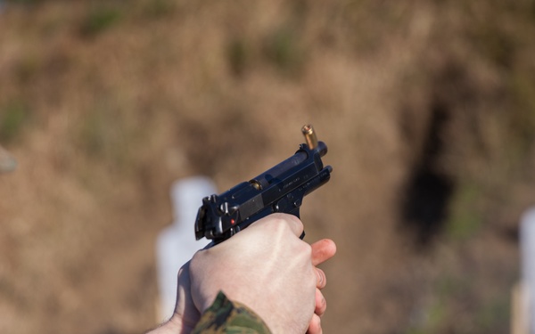 MARFORRES Marines participate in the Combat Pistol Program