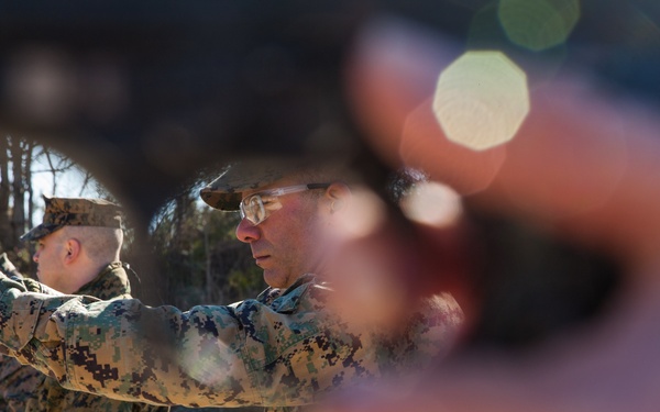 MARFORRES Marines participate in the Combat Pistol Program