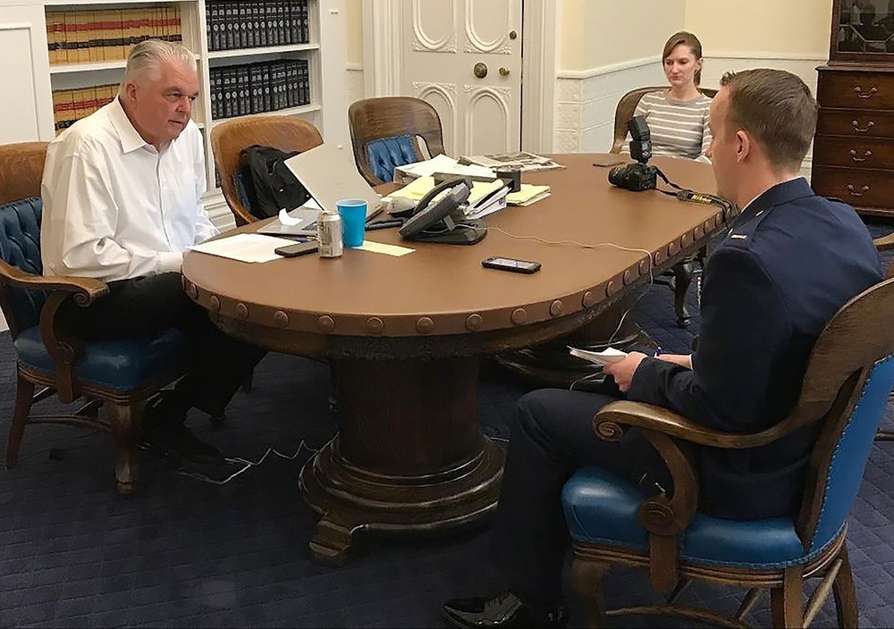 Meet the Nevada Guard’s new commander-in-chief: Gov. Steve Sisolak