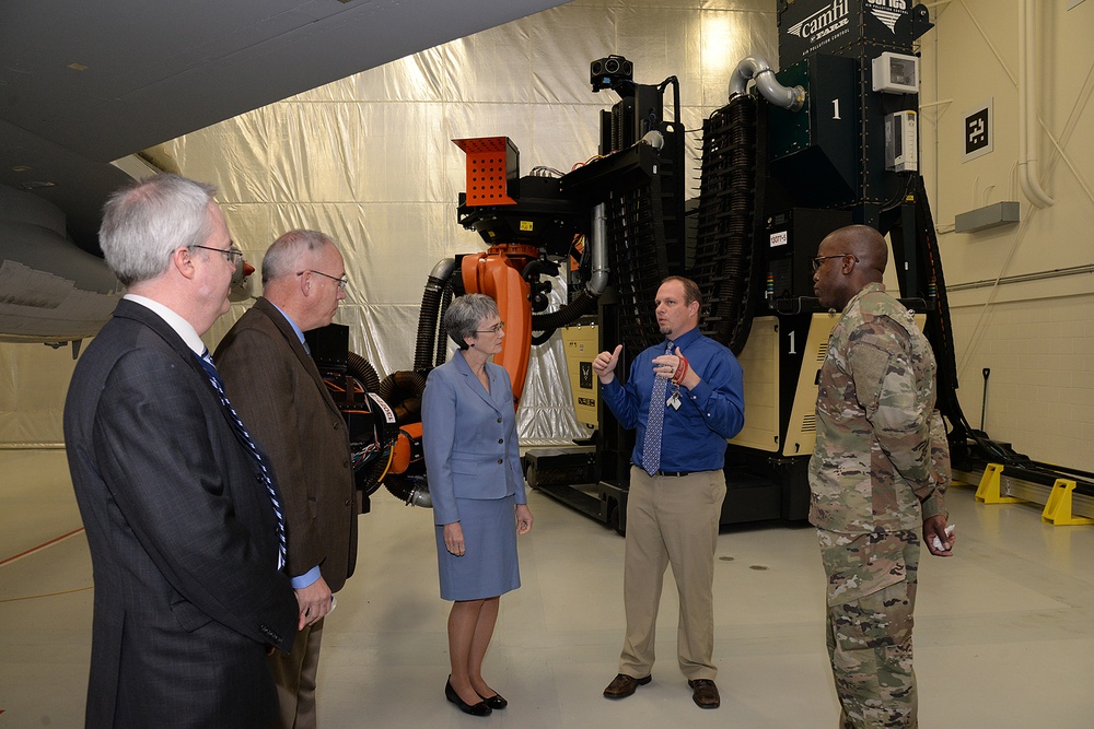 Air Force Secretary tours Hill AFB
