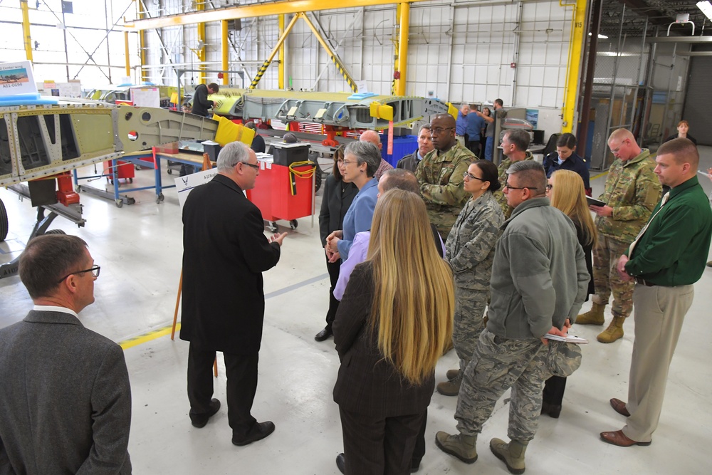 Air Force Secretary tours Hill AFB