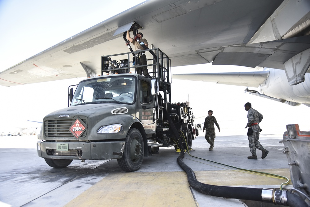 POL fuels ADAB, maintains the mission
