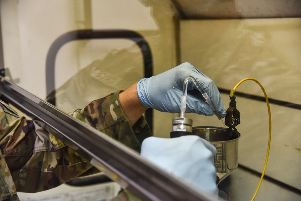 POL fuels ADAB, maintains the mission