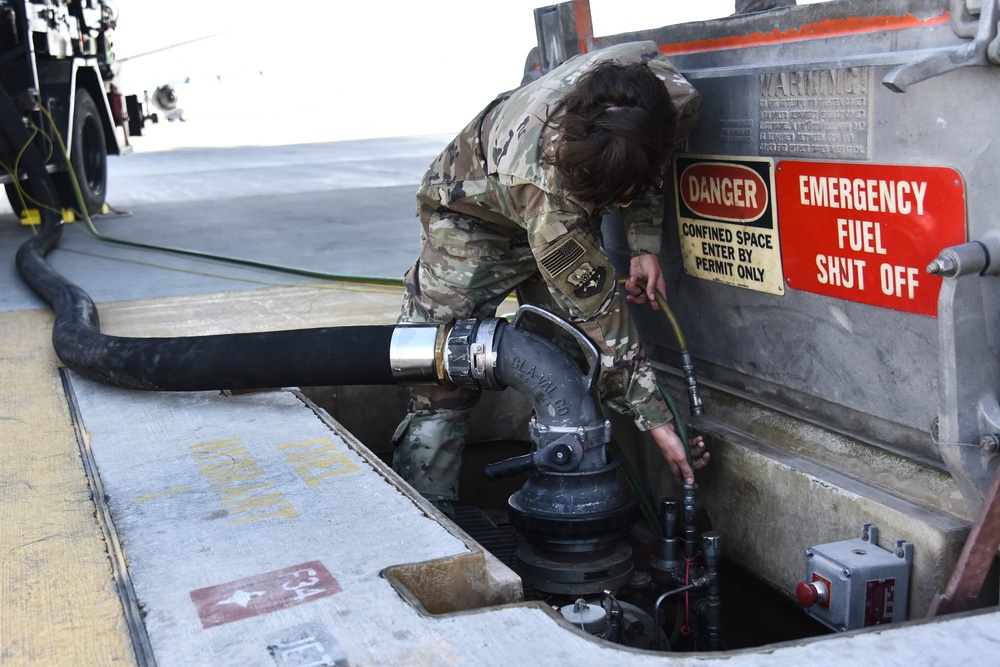 POL fuels ADAB, maintains the mission