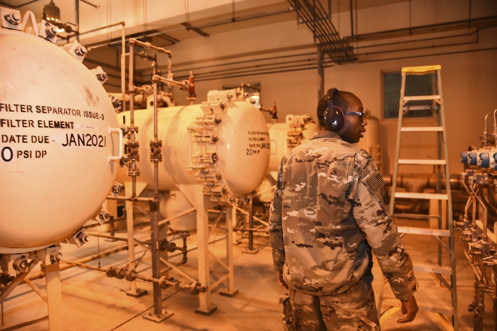 POL fuels ADAB, maintains the mission