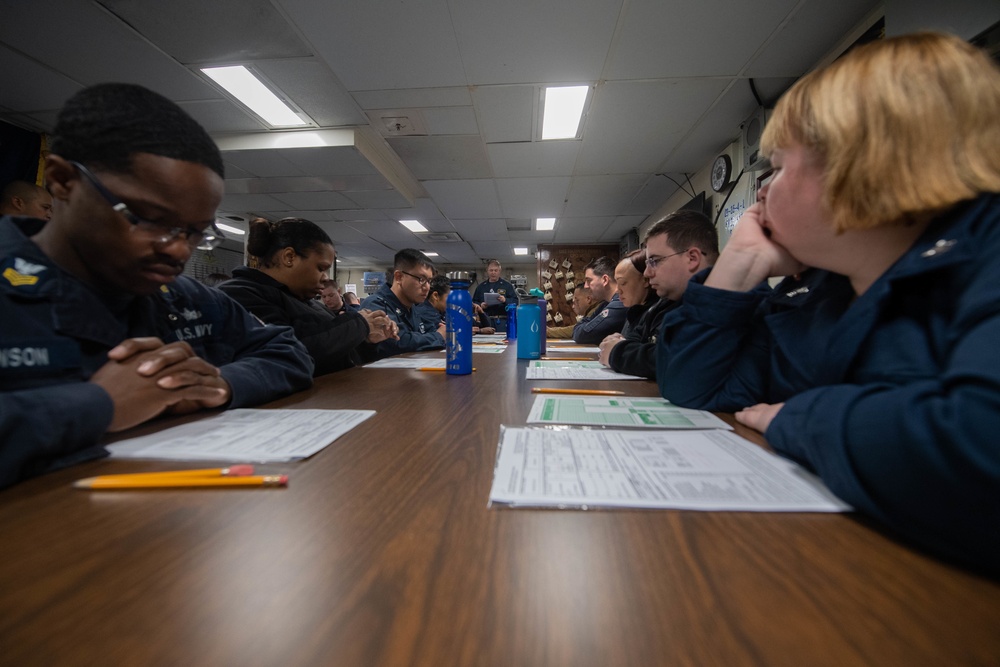 Navy-wide E-7 advancement exam
