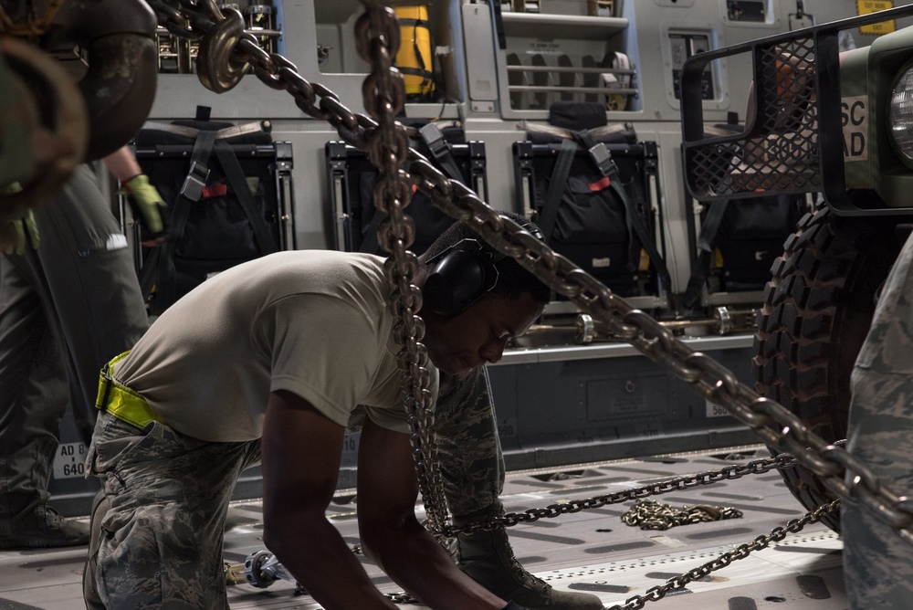 Securing Cargo on C-17