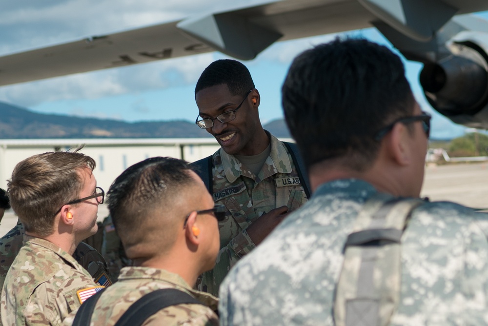 Passengers Board C-17