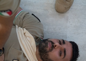 403rd Civil Affairs Functional Specialty Team conducts Combat Lifesaver Course for Italian partners