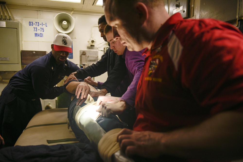 USS WASP (LHD 1) OPERATIONS AT SEA