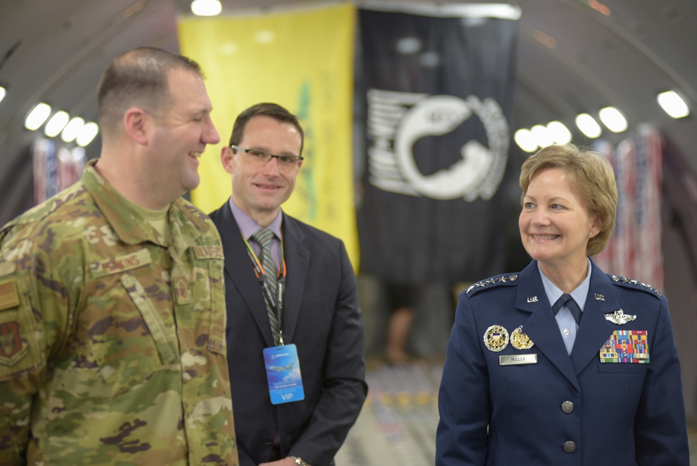 The first KC-46 Pegasus Delivery