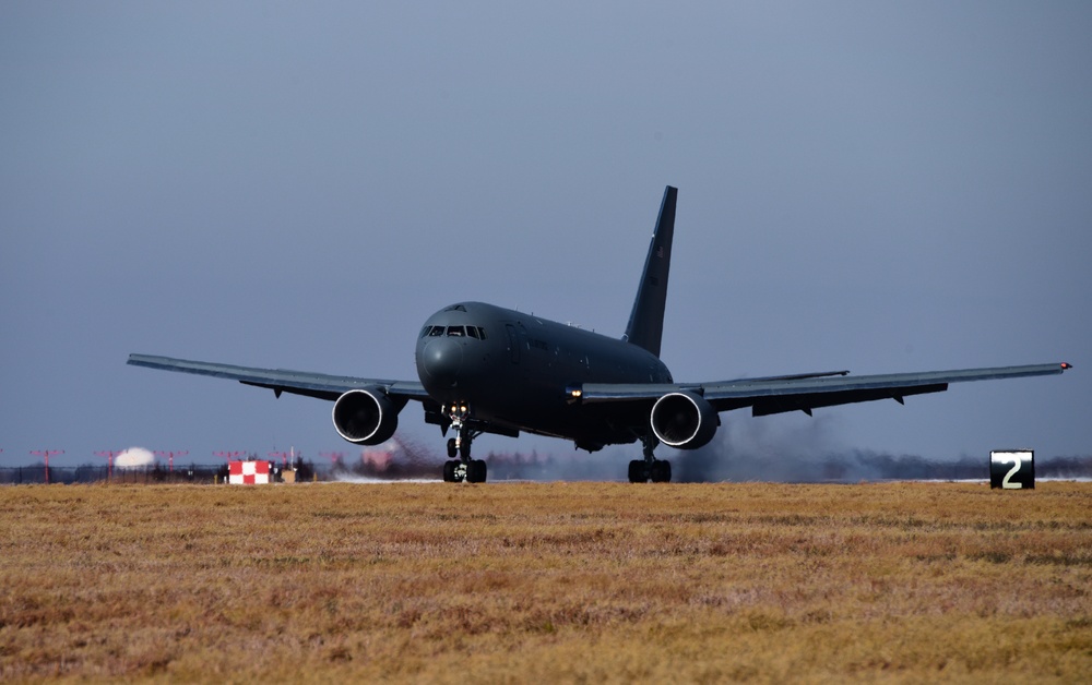 First KC-46 lands at McConnell AFB