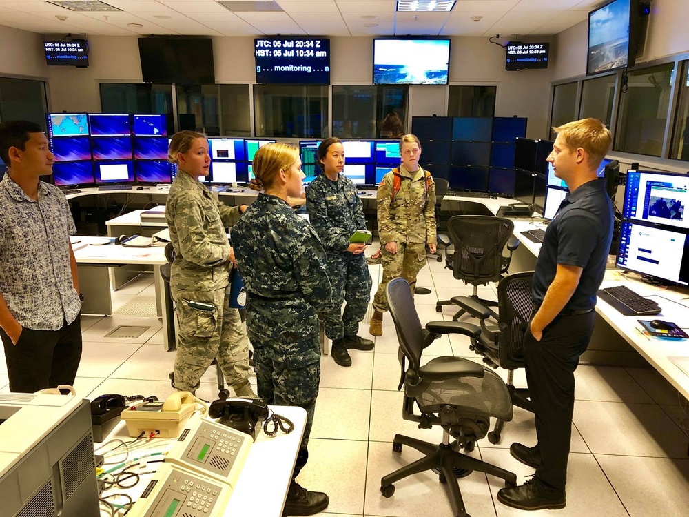 Cadets and Midshipmen Conduct Tropical Cyclone Research at Joint Typhoon Warning Center