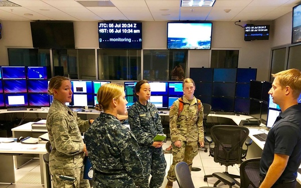 Cadets and Midshipmen Conduct Tropical Cyclone Research at Joint Typhoon Warning Center