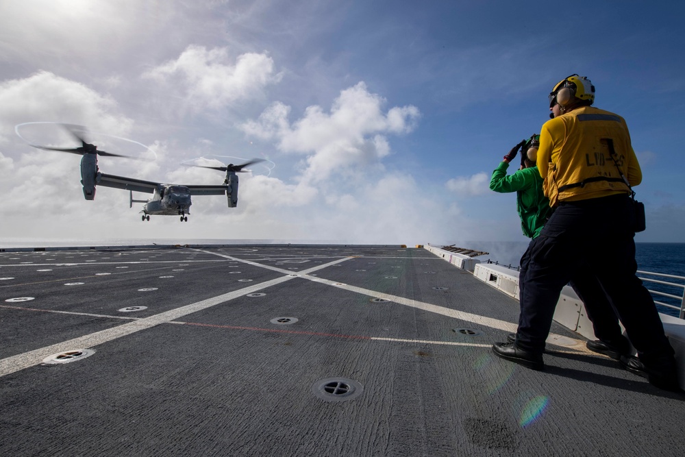 Flight Operations Aboard USS John P. Murtha