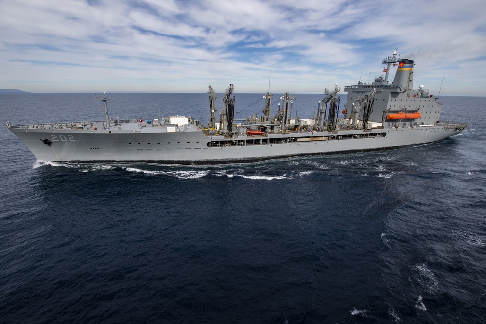 USS John P. Murtha Conducts Replenishment at Sea