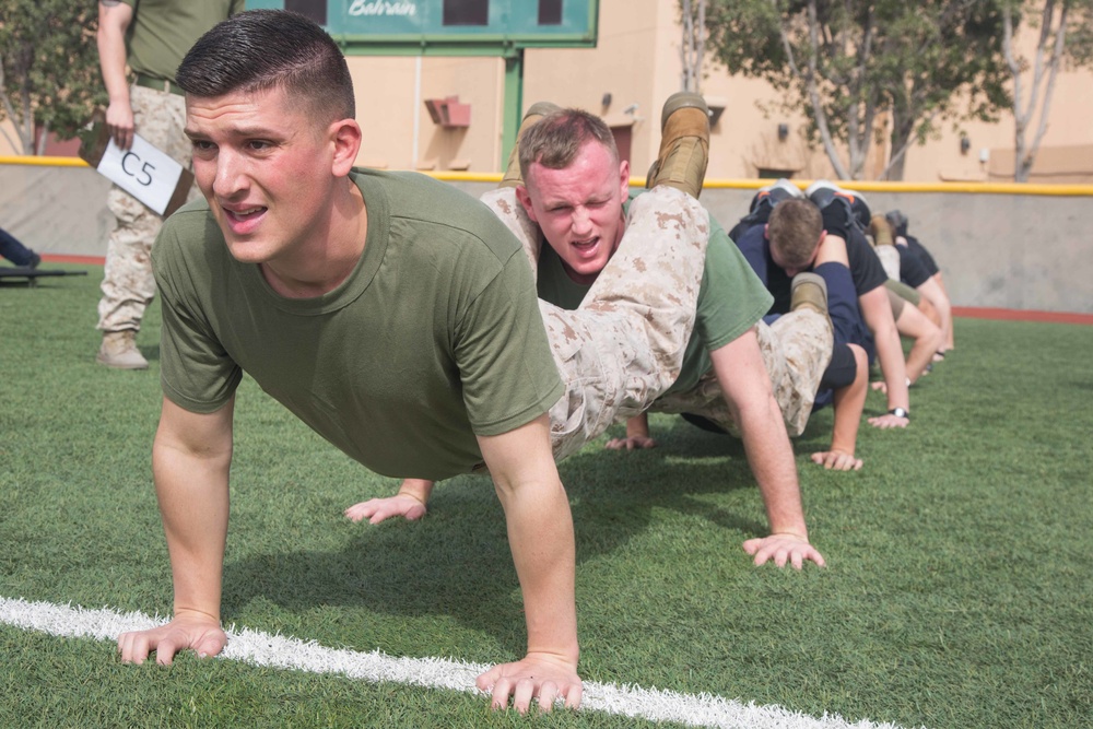 PT Competition with British Royal Marines