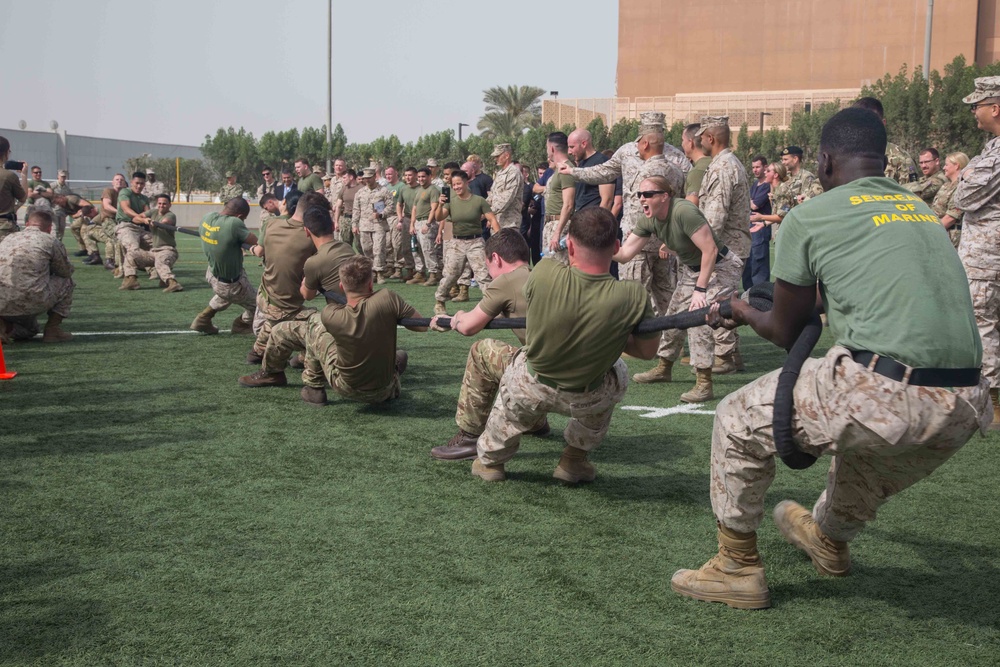 PT Competition with British Royal Marines