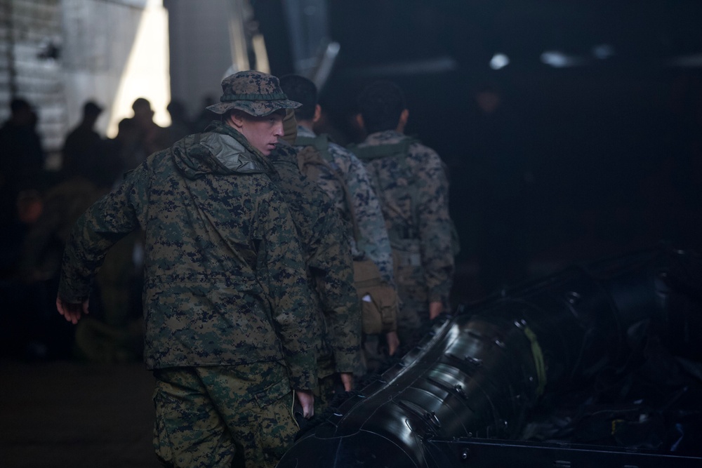 'China Marines' launch simulated boat raid from Ashland