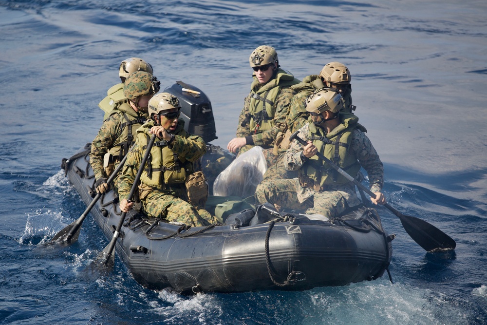 'China Marines' launch simulated boat raid from Ashland