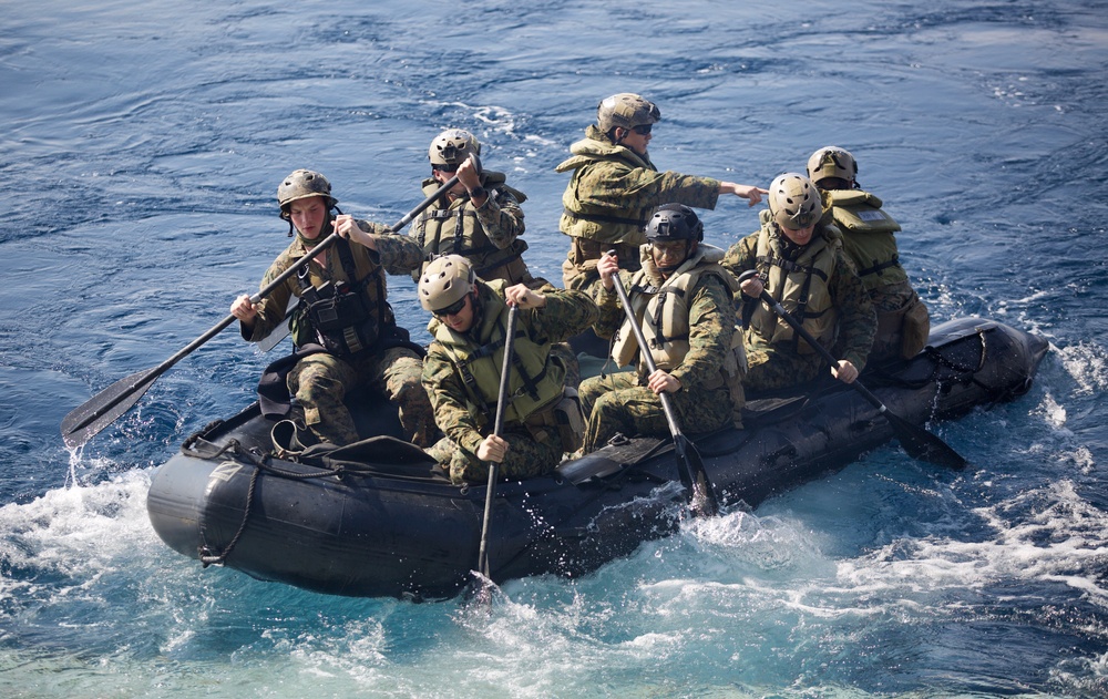 'China Marines' launch simulated boat raid from Ashland