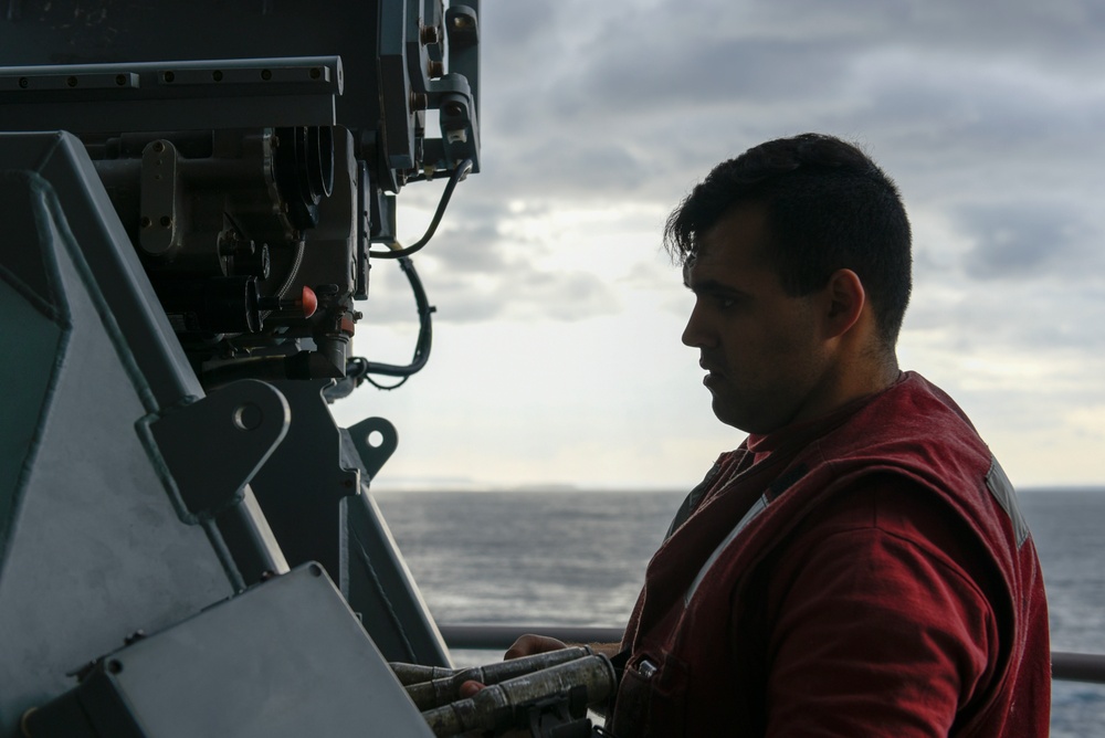 USS WASP (LHD 1) OPERATIONS AT SEA