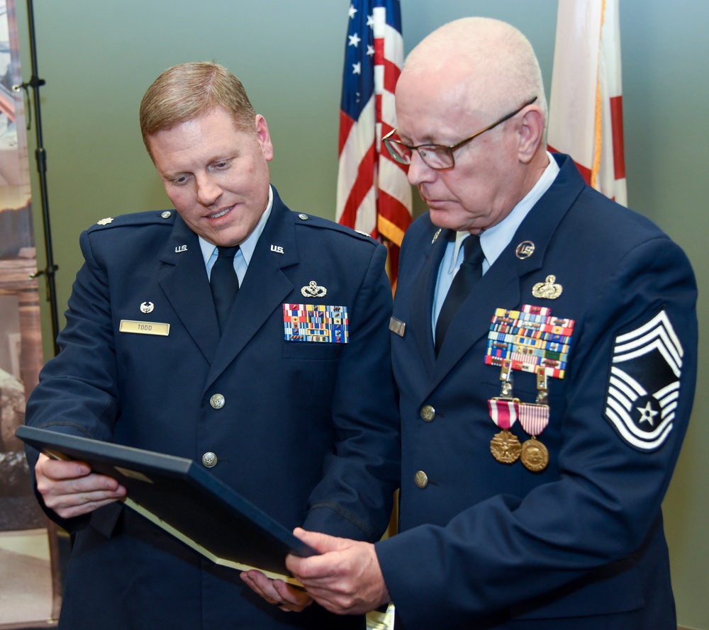 Chief Master Sgt. David Wright Retires from the Alabama Air National Guard