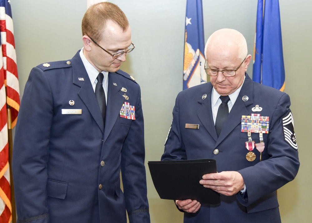 Chief Master Sgt. David Wright Retires from the Alabama Air National Guard