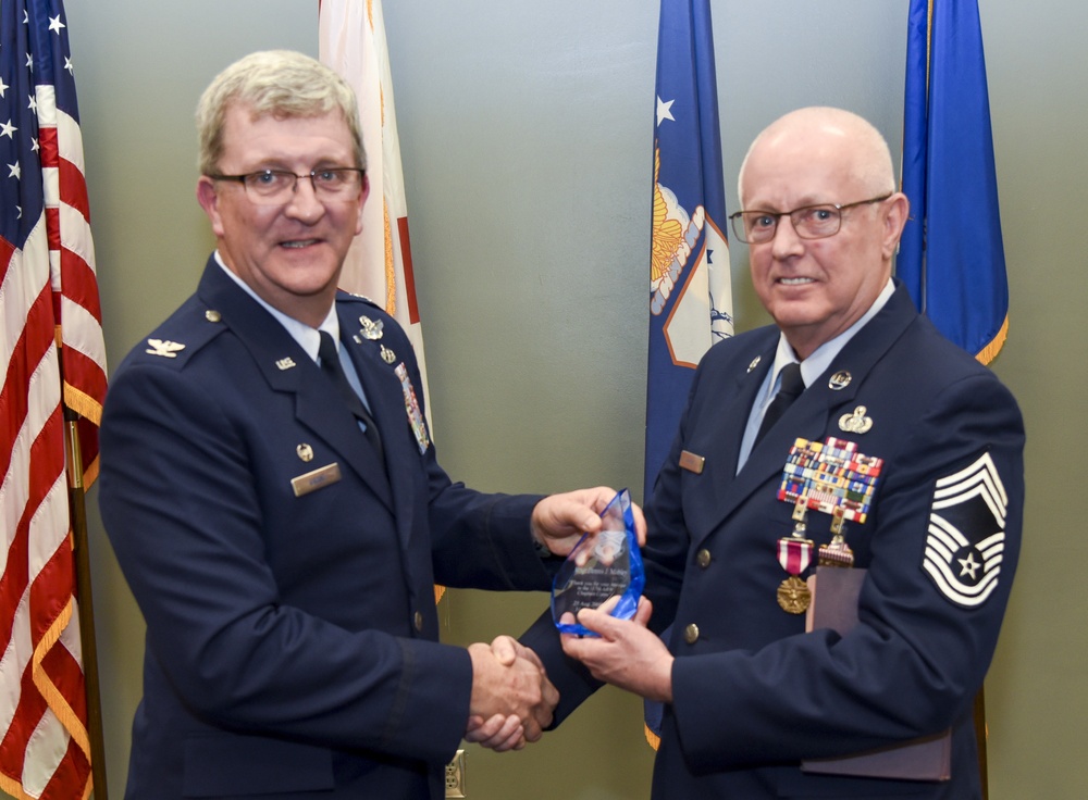 Chief Master Sgt. David Wright Retires from the Alabama Air National Guard