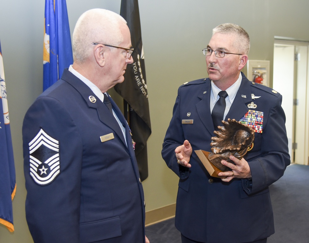 Chief Master Sgt. David Wright Retires from the Alabama Air National Guard