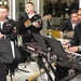 U.S. Fleet Forces Band Protocol Combo performs for the reception celebrating Australia Day and General MacArthur's Birthday.