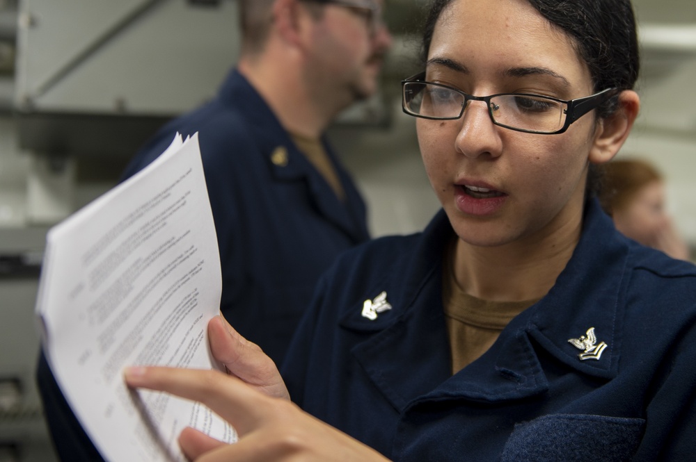 USS Preble Mark 38 Maintenance and Live-Fire Training