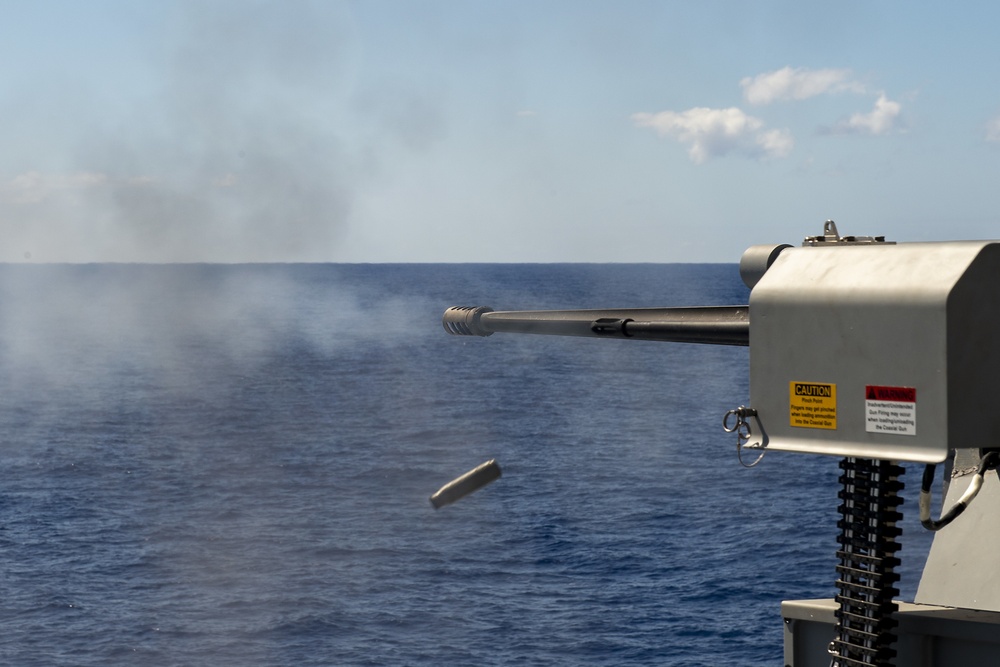 USS Preble Mark 38 Maintenance and Live-Fire