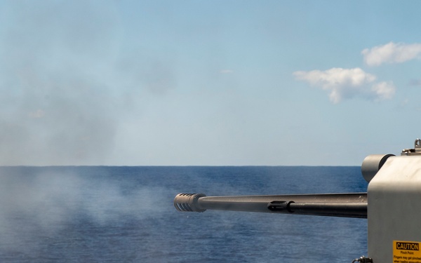 USS Preble Mark 38 Maintenance and Live-Fire