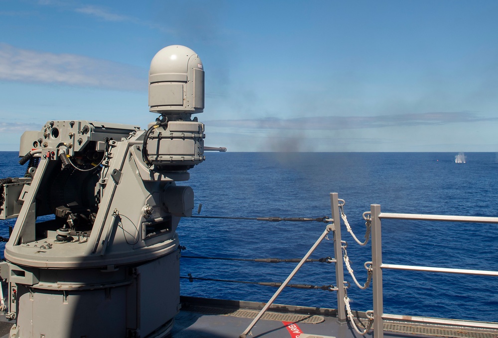 USS Preble Mark 38 Maintenance and Live-Fire