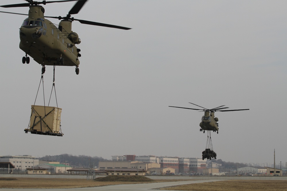 Bulldog Brigade sling loads into action