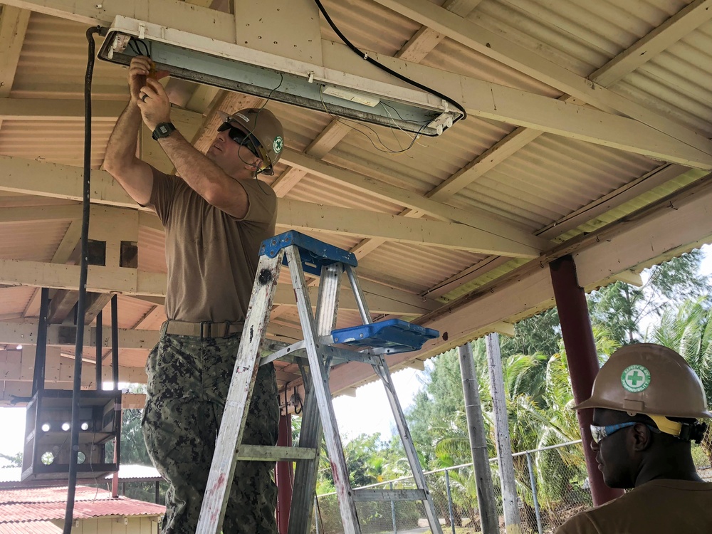Seabees Conduct Beautification Efforts in Palau