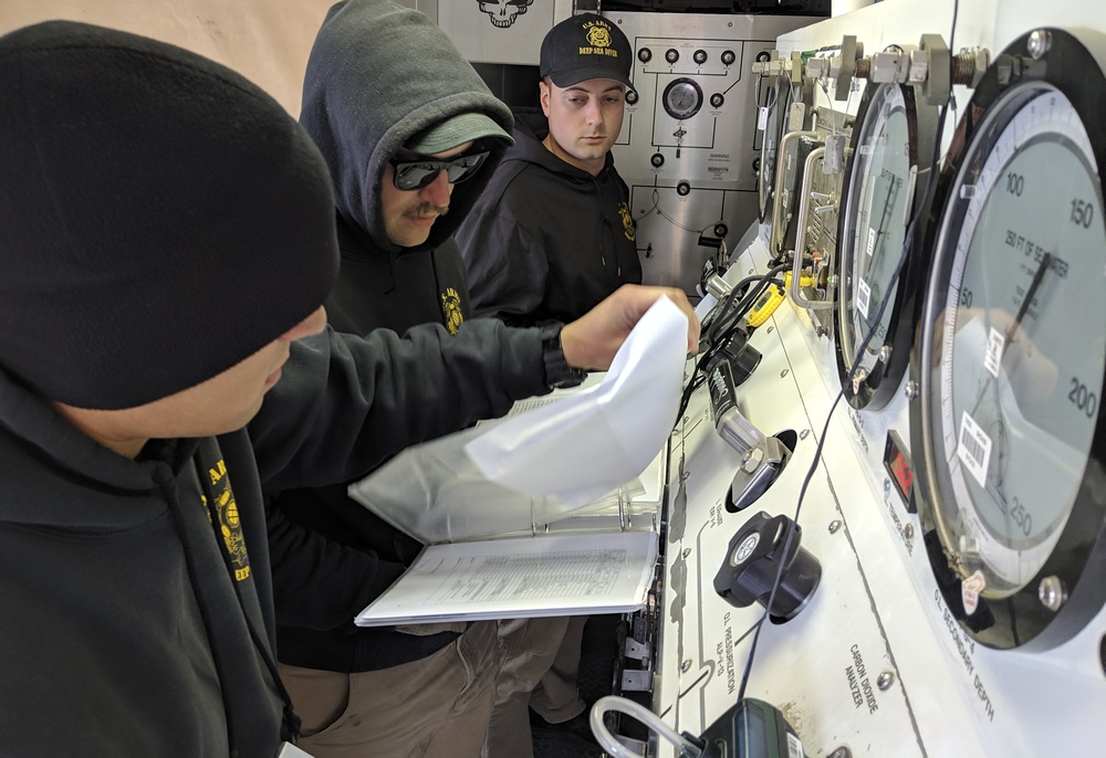 Dive Detachment Soldiers Earn Dive Supervisor Certification