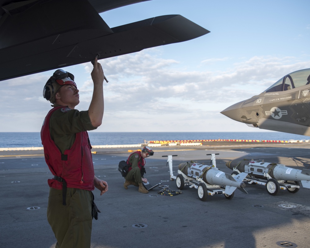 USS WASP (LHD 1)  OPERATIONS AT SEA