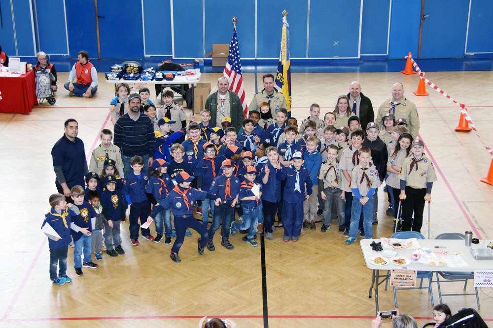 Wiesbaden Cub Scouts compete in Pinewood Derby
