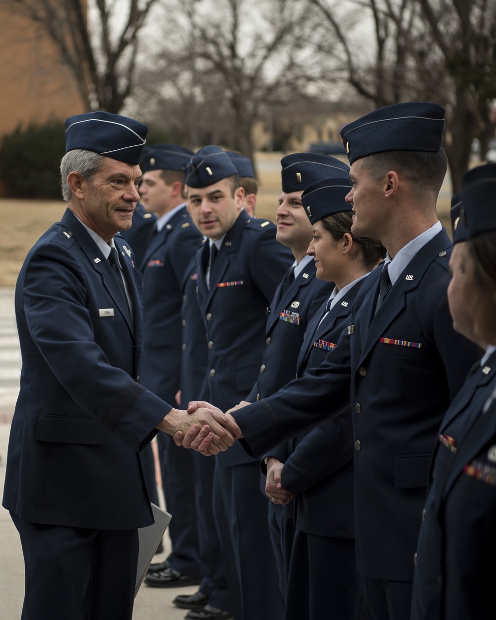 Retired Brig. Gen. Kevin J. Keehn attends pilot graduation