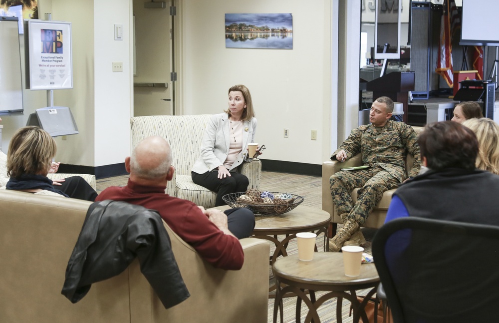 Assistant Commandant of the Marine Corps Visits Parris Island